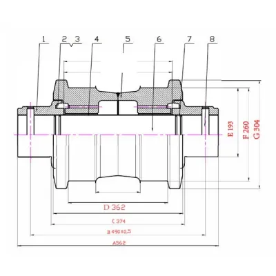 Rolete de esteira E390