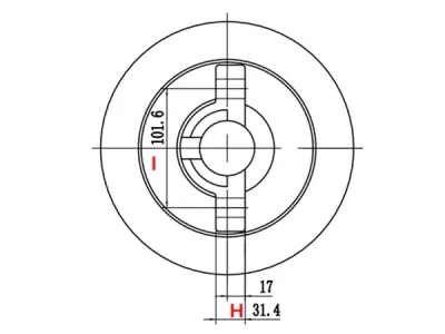 Rolete de esteira D5H