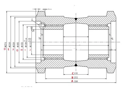 Rolete de esteira E375