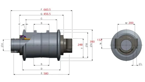 Rolete de esteira EX1900