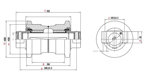 Rolete de esteira EC700