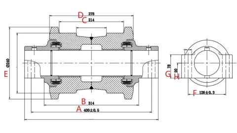 Rolete de esteira EC480