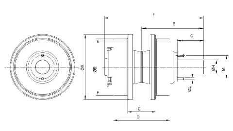 Rolete superior para bulldozer Komatsu D39