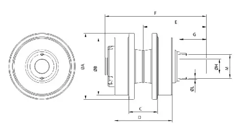 Rolete superior para bulldozer Komatsu D31