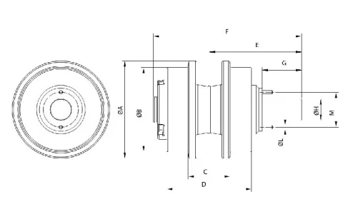 Rolete superior para bulldozer Caterpillar D6M