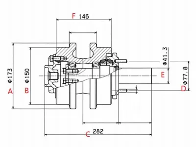 Rolete superior para bulldozer Caterpillar D5K