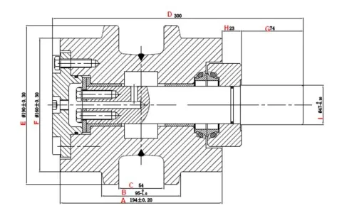 Rolete superior para escavadora Caterpillar E330