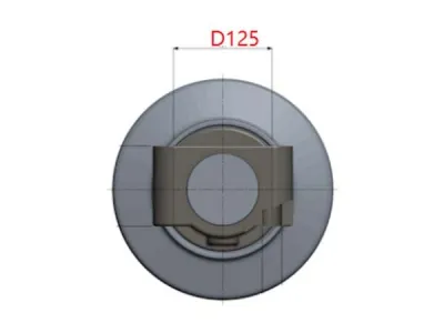 Rolete superior para escavadora Hitachi EX2600