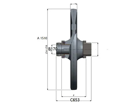 Rolo para escavadeira Komatsu PC3000