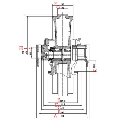 Roda-guia traseira para bulldozer Caterpillar D7G