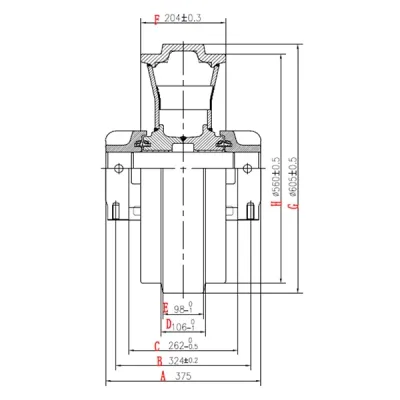 Roda guia para escavadora Hitachi EX300