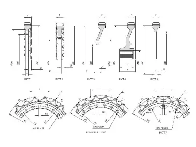 Roda motriz para escavadora Komatsu PC360