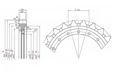 Roda motriz para escavadora Caterpillar E330