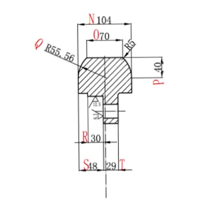 Segmentos de roda motriz D275